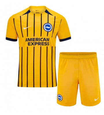 Brighton Segunda Equipación Niños 2024-25 Manga Corta (+ Pantalones cortos)